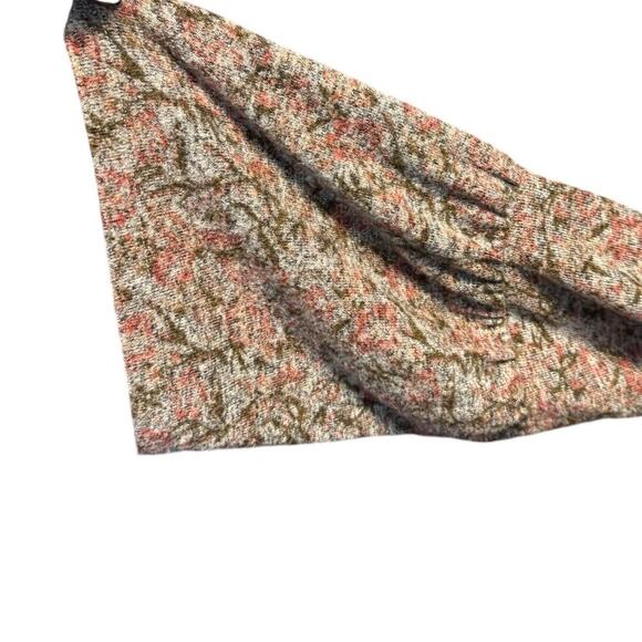 Lucky Brand Hacci Floral-Print Bell-Sleeve Top Size L - Picture 9 of 9